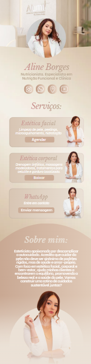 Modelo de biolink personalizável — 3