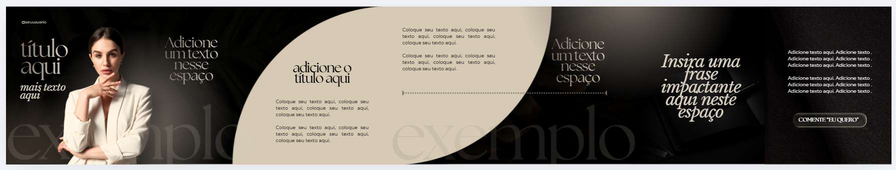 Exemplo de carrossel completo montado